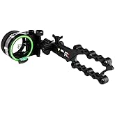 Redline Three Pin Bow Sight | Tool Free adjustment knob, rheostat light for low light conditions, 3 mounting points