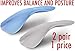 Travel Feet Arch Supports-Orthotics 2 PAIRS Solve ankle pain, foot pain, knee pain, leg pain, back pain (ZSize 3)