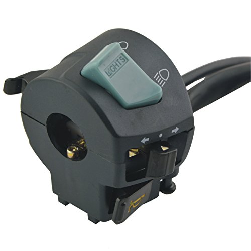 Oda Motor Headlight Switch Button 1pair MP-1504254 12V Motorcycle Bicycle Handlebar Mounting Switch Button for LED Headlight