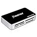 INSTEN USB 3.0 Super Speed All-in-1 Multi Card Reader for Compact Flash/Micro Drive/SD/SDHC/Micro SD/CF/MS/MS Pro/MS Pro Duo/XD Card (USB 3.0 Cable Included), Black/Silver