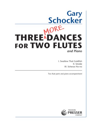 Three More Dances for Two Flutes and Piano