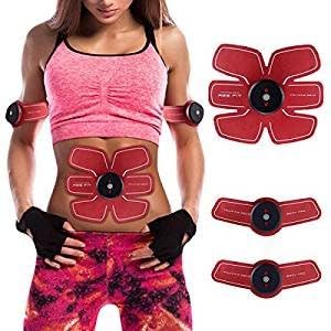 Shuainiu Abdominal Muscle Toner ABS Belt Portable Fit Toning Belt Muscle Exercise