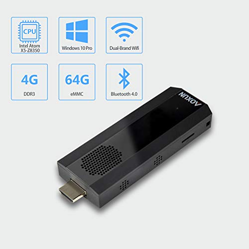 Mini PC,Intel Atom Z8350 Computer Stick Windows 10 Pro 64 Bit,4GB DDR 64GB eMMC,4K HD,Bluetooth 4.2,Dual Band WiFi AC