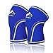 HVSKY Fitness | Knee Sleeves – Support for Powerlifting, Weightlifting & Crossfit – Compression Knee Sleeves – Competition Grade (1 Pair), Men & Women (Blue, Medium)