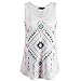Fancyqube(TM) Women's Summer Irregular Geometry Tank Tops style1 2XL