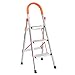 LUISLADDERS 3 Step Ladder Aluminum Lightweight Folding Step Stool Portable Home and Kitchen Anti-Slip Stepladder 350lbs EN131
