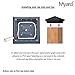 Myard Screw-Free Universal Fence Pyramid Top Cap fits Post 4 x 4 Inches (Actual Post Size 3.5'' x 3.5'', 89mm x 89mm) Porch, Handrail, Railing, Fence, Glue-On Design (Qty 1, White)