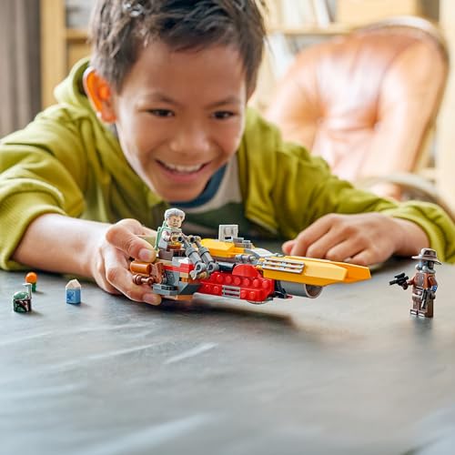 LEGO Star Wars 75437 Cobb Vanths Speeder - inkl. Cobb Vanth & Cad Bane Minifiguren sowie Blaster & Jetpack - Geschenk für Jungen ab 7 Jahren und Fans von The Mandalorian 9