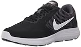 NIKE Women's Revolution 3 Running Shoe, Dark Grey/White/Black, 9 B(M) US