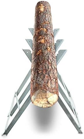Tuffiom SL-005 Portable Adjustable Lumber Log Holder Logging Saw Horse Stand