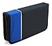 Elitexion 96 Capacity CD DVD Blu-Ray Media Folder Wallet Carrying Case - Blue