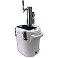 Coldbreak ColdOne Portable Kegerator, 2 Gallon Keg, Batch Craft Coctails, Easy Fill 256 oz Keg (Greg)