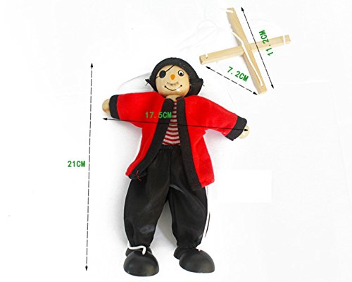image for SPARIK ENJOY 1 Packs Clown Pirates Hand Marionette Puppet Children's W