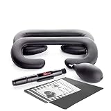 KIWI design VR Face Cover Cushion for HTC Vive, Foam Pad Eye Mask Replacement for HTC Vive 2 Packs 12mm 6mm with Clean Kits