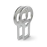 Bottle Opener by Tikit | Attachable Keychain Bottle Opener (Chome 2-Pack)