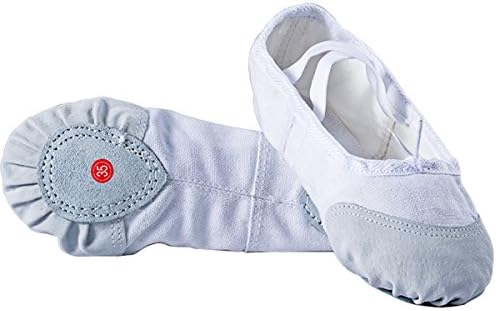 Lovewhitewolf Ballet Slippers Classic Split-Sole Canvas Dance Gymnastics Yoga Shoes Flats Toddler/Kid
