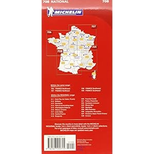 Southwest France Map 2015 (Michelin Regional Map)
