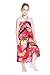 Girl Hawaiian Halter Dress in Red Sunset