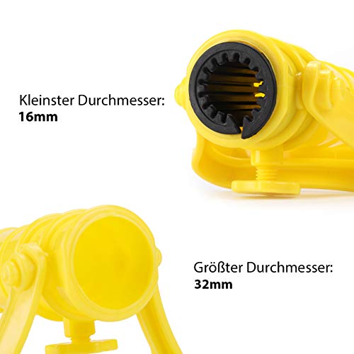 Sekey Sonnenschirmhalter Strand Oder Erde Grün mit Bodendübel für Sonnenschirm (Gelb) – Bild 3