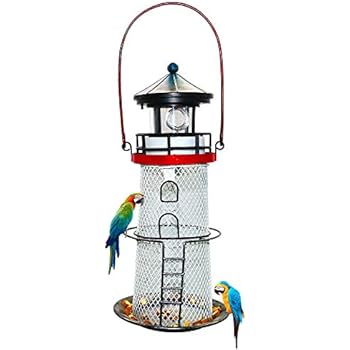 Amazon Com Led Solar Energy Lighthouse Outdoors Courtyard Garden