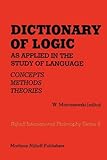 Dictionary of Logic as Applied in the Study of Language : Concepts-Methods-Theories, , 9048182573