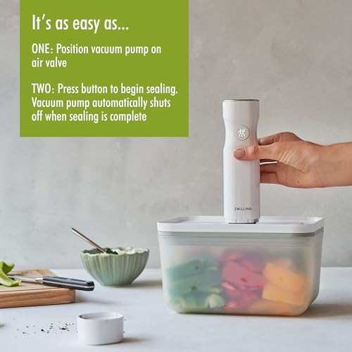 ZWILLING Fresh & Save Vacuum Sealer Machine 6pc Starter Set, Airtight