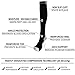 TeBo Compression Socks - for Athletic Running / Flight Travel S/M Black