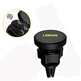 Car Mount,Universal Magnetic Car Air Vent Phone Holder with Metal Plates Adjustable 360 Degree Rotation for iPhone,Motorola,LG,Nokia (Black)
