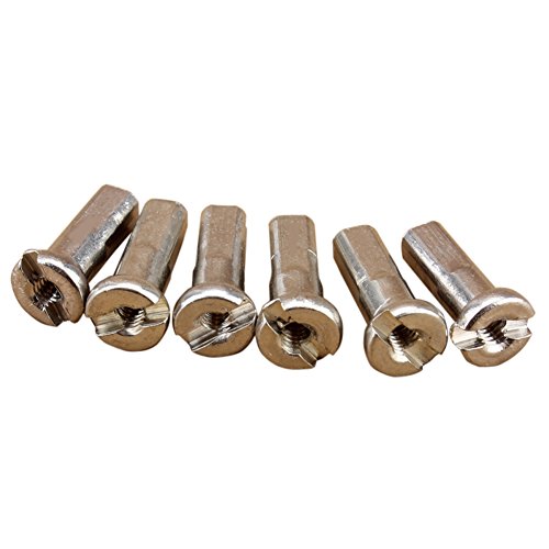JooFn Bicycle Spoke Caps 12mm 14G Copper Silver Nipples Cycling Riding Ultra-light Spoke Cover Bike Wheel Spoke Accessories 100pcs