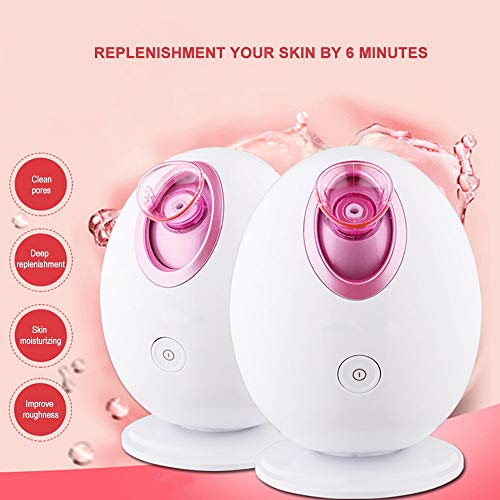 Facial Steamer, AnGeer Nano Ionic Professional Face Steamer for Sauna Spa Home Portable Steaming Device Humidifier Sprayer for Women Men Moisturizing Skin Clear Blackheads Acne Facial Hydration - Thumbnail 5