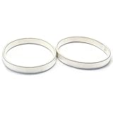 SelfTek 2Pcs Shirt Armband Elastic Adjustable Shirt Sleeve Holder (Silver)