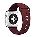 Sunfei For Apple Watch, New Fashion Sports Silicone Bracelet Strap Band New Fashion Sports Silicone Bracelet Strap Band for Apple Watch Series 3/2/1 (42MM, Wine)