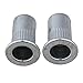 BQLZR Sheet Metal M5 Flat Head Threaded Rivet Nut Inserts Nutsert Pack of 25