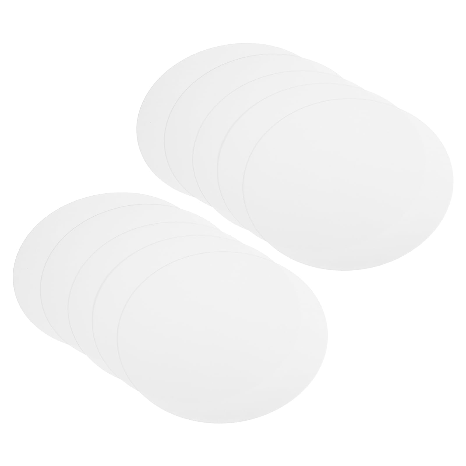 PATIKIL 11.8-inch Round Cardboard Paper, 50 Pcs Blank Disc Circles Slices for Party Decorations DIY Craft Arts Drawing Painting Writing, White
