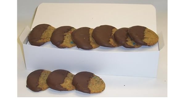 Scott S Cakes Half Dipped M M Cookies With Milk Chocolate In A