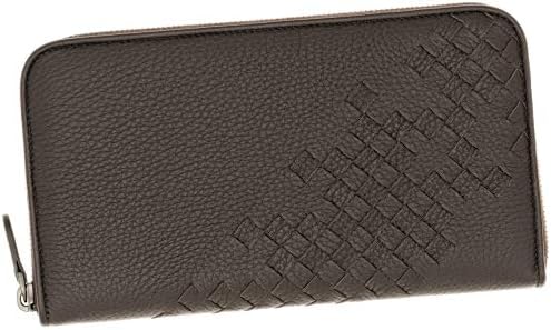 ボッテガヴェネタ 長財布 イントレチャート ラウンドファスナー メンズ 激安通販 ダークブラウン 並行輸入品