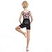One-piece Colorful Ribbons Gymnastics Leotard Sleeveless Dance unitards for Little Girl, 130