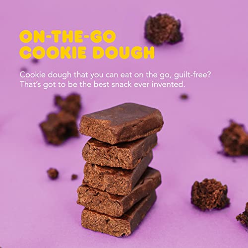 WHOA DOUGH Edible Cookie Dough Bars, Plant Based, Gluten Free, Vegan