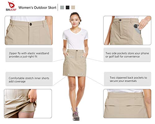 image for BALEAF Women's Outdoor Skort UPF 50 Active Athletic Skort Casual Skort