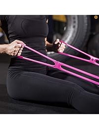 7 anillos elásticos de resistencia para ejercicio: Miracle Miles Band Yoga elástico, brazo, hombros, pierna, gimnasio en casa, terapia física