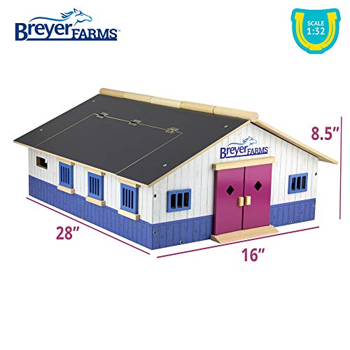 Breyer Horses Farms Deluxe Wooden Playset 19 Piece Playset 2