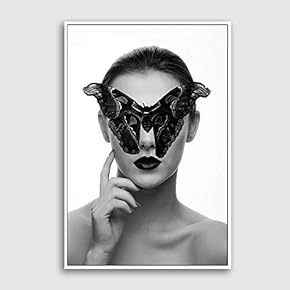 Framed Canvas Home Artwork Decoration Portrait Canvas Wall Art for Living Room, Bedroom - 16x24 inches