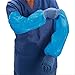 ABC PACK & SUPPLY Blue Disposable Arm Sleeves Covers, 18-Inch. Pack of 100 Disposable Arm Sleeve Protectors with Elastic Ends, 2 mil. Waterproof Polyethylene Disposable Sleeve Protectors for Arms