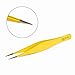 Eliminer Stainless Steel Pointed Tweezers, Yellow