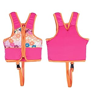 Girl Life Jacket Kids Zwemvest Zwemmen Zwemmen Trainingshulp met been Veiligheidsgordel voor zwembaden, Waterparken…