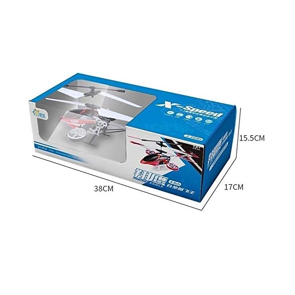 WEHOLY Toy Model 4.5 Channels Altitude Hold Hubschrauber mit Gyro 2,4 GHz und LED-Licht für Crash-Beständigkeit in… – Bild 7