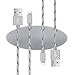 hapurs Cable Clip Cable Organizer, Wires Cord Management System for Your Messy Wires, Desktop Cord Cable Holder to Keep Your Desk Tidy and Organized (Gray)