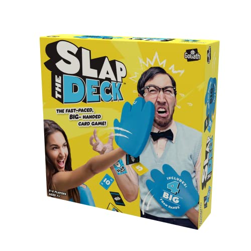 Goliath Slap The Deck Game FastPaced Card Game with Big Foam Hands
