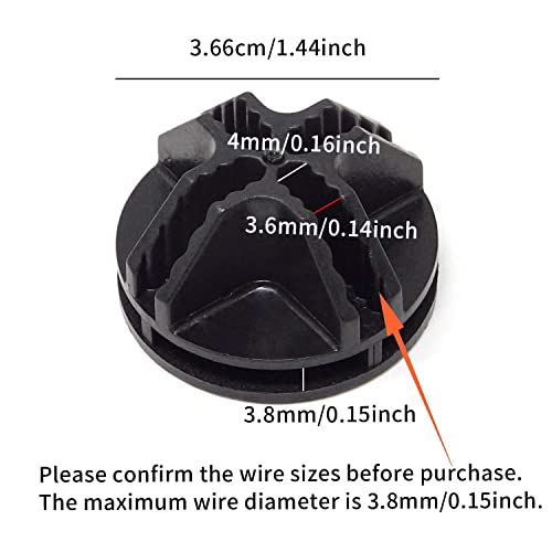 HONBAY 24PCS Wire Cube Plastic Connectors for Modular Storage Organizer