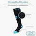Compression Socks 20-30 mmHg - Unisex Circulation Socks - Varicose Vein Socks - Travel Socks - Nurse Compression Socks - Pregnancy Compression Socks - Maternity Compression Socks for Women (LARGE)